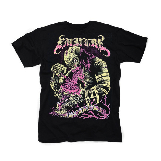 EMMURE - Pink Zombie - čierne pánske tričko