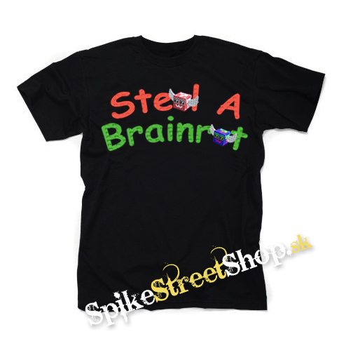 STEAL A BRAINROT - Logo - pánske tričko