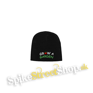 Čierna zimná čiapka ROBLOX - GROW A GARDEN - Logo
