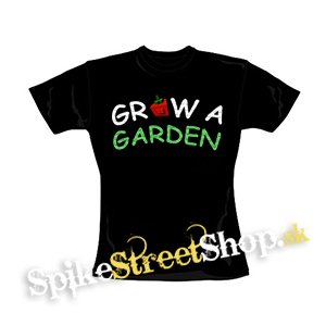 ROBLOX - GROW A GARDEN - Logo - čierne dámske tričko