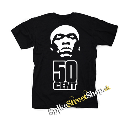 50 CENT - Logo Portrait - čierne detské tričko