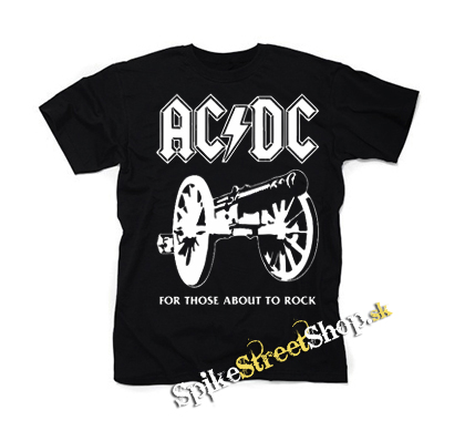AC/DC - For Those About To Rock - čierne detské tričko