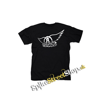 AEROSMITH - Logo Motive 2 - čierne detské tričko