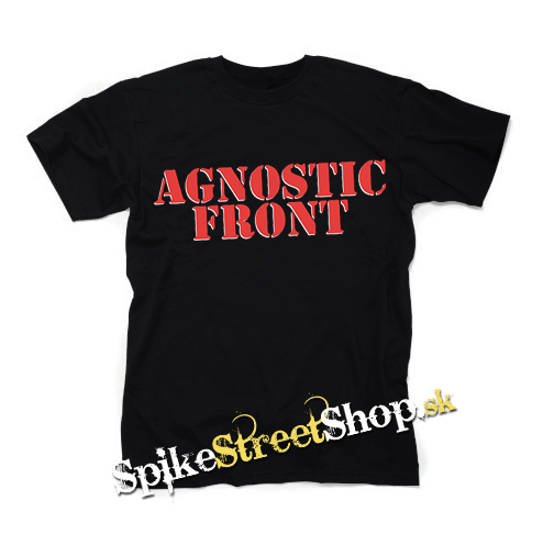 AGNOSTIC FRONT - Logo Red - čierne detské tričko