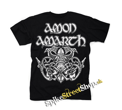 AMON AMARTH - Logo Mjolnir - čierne detské tričko