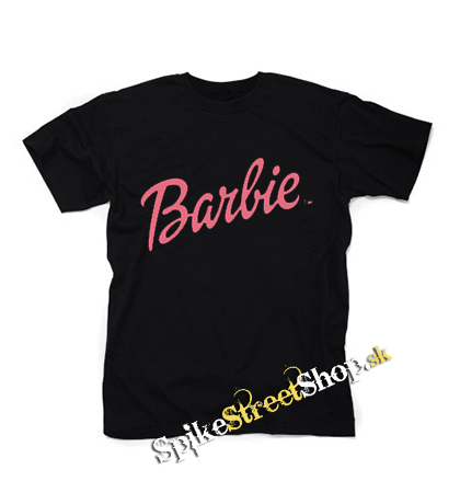 BARBIE - čierne detské tričko