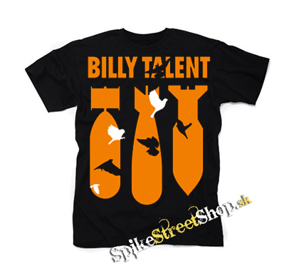 BILLY TALENT - Bombs Orange - čierne detské tričko