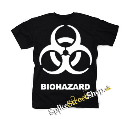 BIOHAZARD - Logo - čierne detské tričko