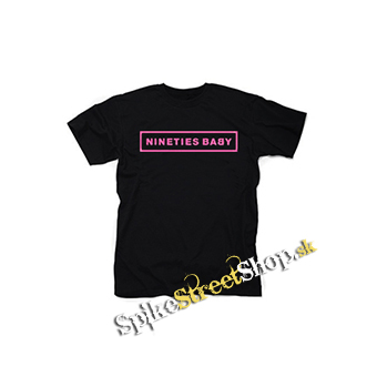 BLACKPINK - Nineties Baby - čierne detské tričko
