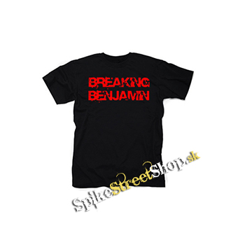 BREAKING BENJAMIN - Red Logo Motive 2 - čierne detské tričko