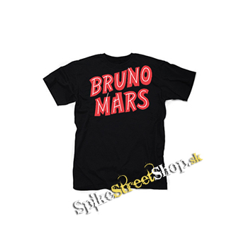 BRUNO MARS - Logo - čierne detské tričko