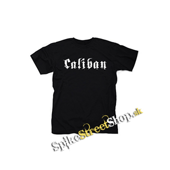 CALIBAN - Logo - čierne detské tričko
