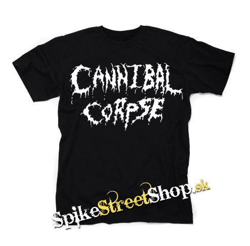 CANNIBAL CORPSE - Old School Logo White - čierne detské tričko