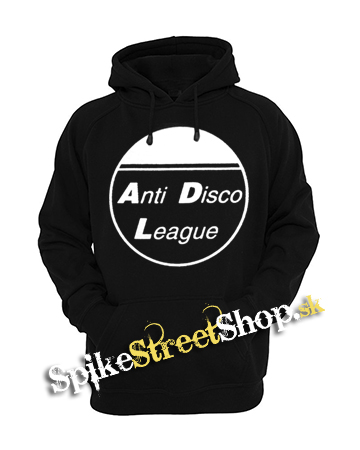 ANTI DISCO LEAGUE - Logo Circle - čierna pánska mikina