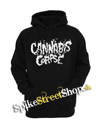 CANNABIS CORPSE - Logo - čierna pánska mikina