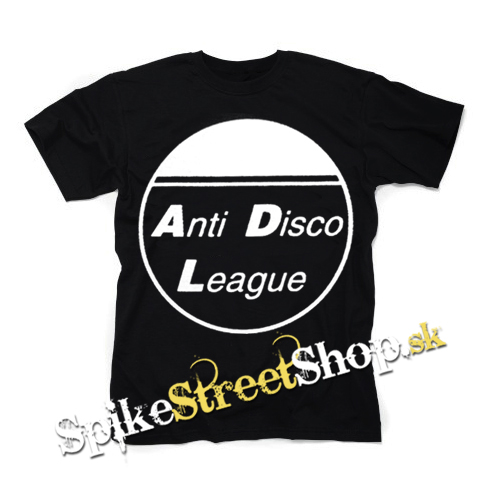 ANTI DISCO LEAGUE - Logo Circle - čierne detské tričko
