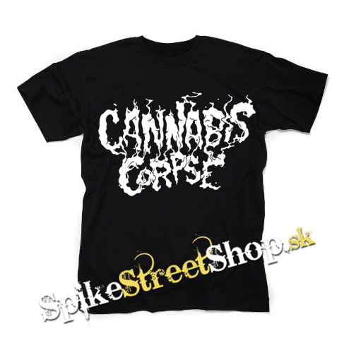 CANNABIS CORPSE - Logo - čierne detské tričko