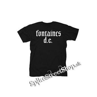 FONTAINES D.C. - Logo - čierne detské tričko