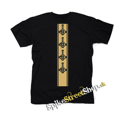 GHOST - Gold Logo Motive 2 - čierne detské tričko