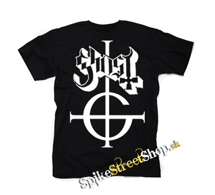 GHOST - Logo - čierne detské tričko
