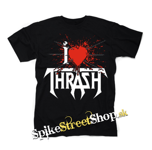 I LOVE THRASH - čierne detské tričko