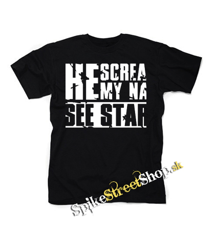I SEE STARS - She Screams My Name Motive 2 - čierne detské tričko