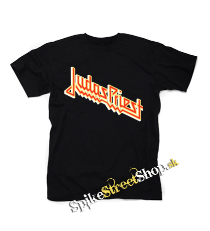 JUDAS PRIEST - Orange Yellow Classic Logo - čierne detské tričko