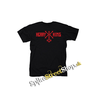 KERRY KING - Red Logo - čierne detské tričko