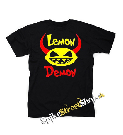 LEMON DEMON - Logo - čierne detské tričko