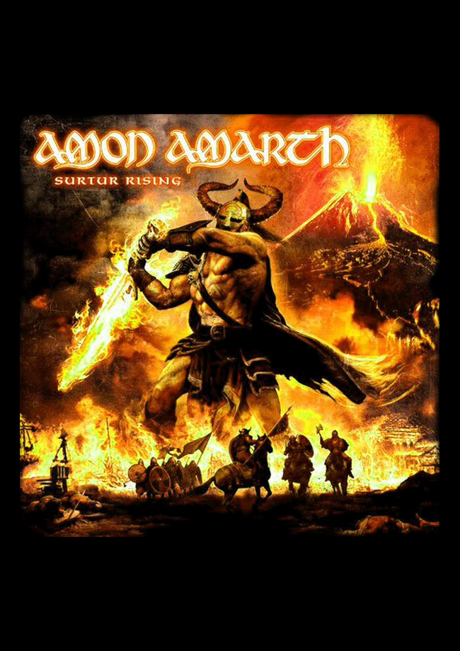 AMON AMARTH - Surtur Rising - chrbtová klasická plátená nášivka