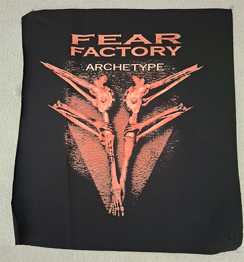 FEAR FACTORY - Archetype - chrbtová klasická plátená nášivka