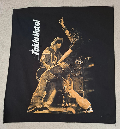 TOKIO HOTEL - Live Band Poster - chrbtová klasická plátená nášivka