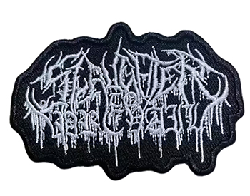 SLAUGHTER TO PREVAIL - White Logo - nažehlovacia nášivka