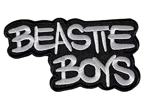 BEASTIE BOYS - White Logo - nažehlovacia nášivka