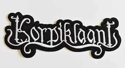 KORPIKLAANI - White Logo - nažehlovacia nášivka