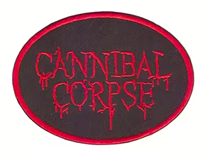 CANNIBAL CORPSE - Bloody Logo - nažehlovacia nášivka