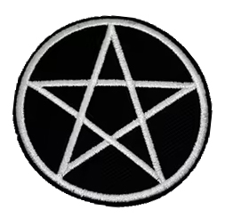 PENTAGRAM - KLADNÝ - nažehlovacia nášivka