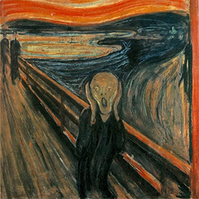 Fotonášivka EDVARD MUNCH - Výkrik