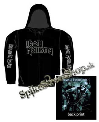 IRON MAIDEN - A Matter Of Life And Death - čierna pánska mikina na zips