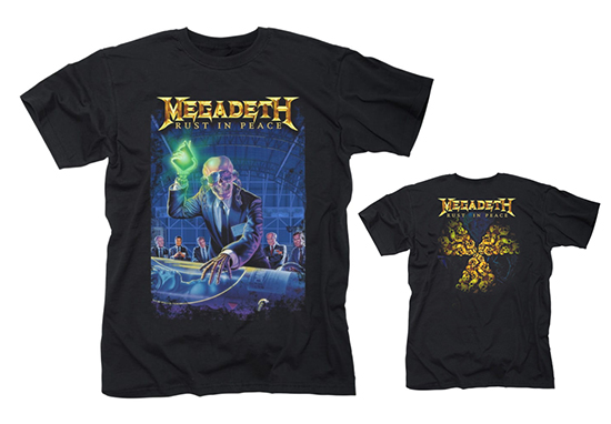 MEGADETH - Rust In Peace 30th Anniversary - čierne detské tričko
