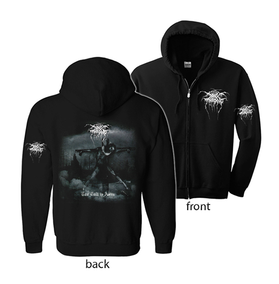 DARKTHRONE - The Cult Is Alive - čierna pánska mikina na zips