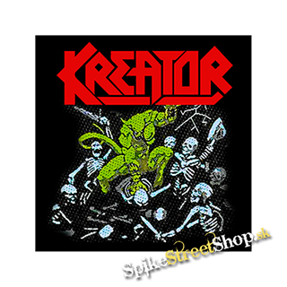 Fotonášivka KREATOR - Pleasure To Kill Patch Green Devil