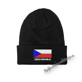 CZECH REPUBLIC - Vlajka - zimná čiapka