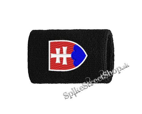 SLOVENSKÝ ZNAK - Dvojkríž - čierne potítko