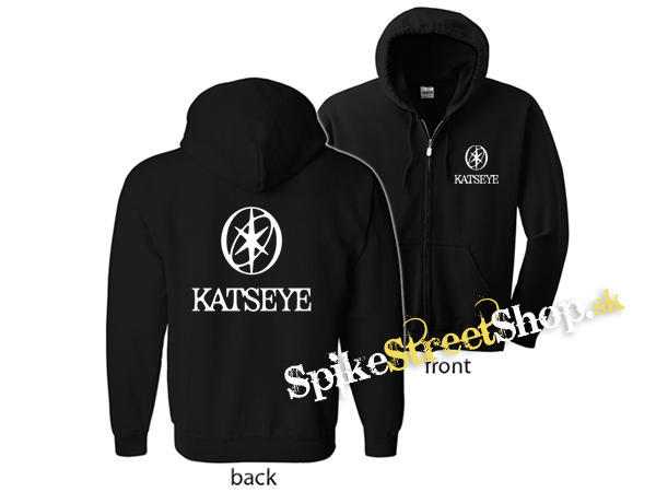 KATSEYE - Logo Crest - čierna detská mikina na zips