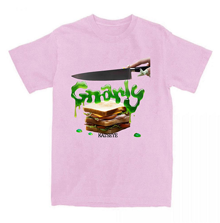KATSEYE - Gnarly - ružové detské tričko