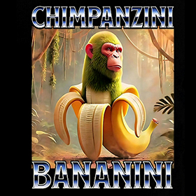 Fotonášivka CHIMPANZINI BANANINI