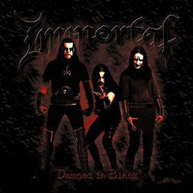 Fotonášivka IMMORTAL - Damned In Black