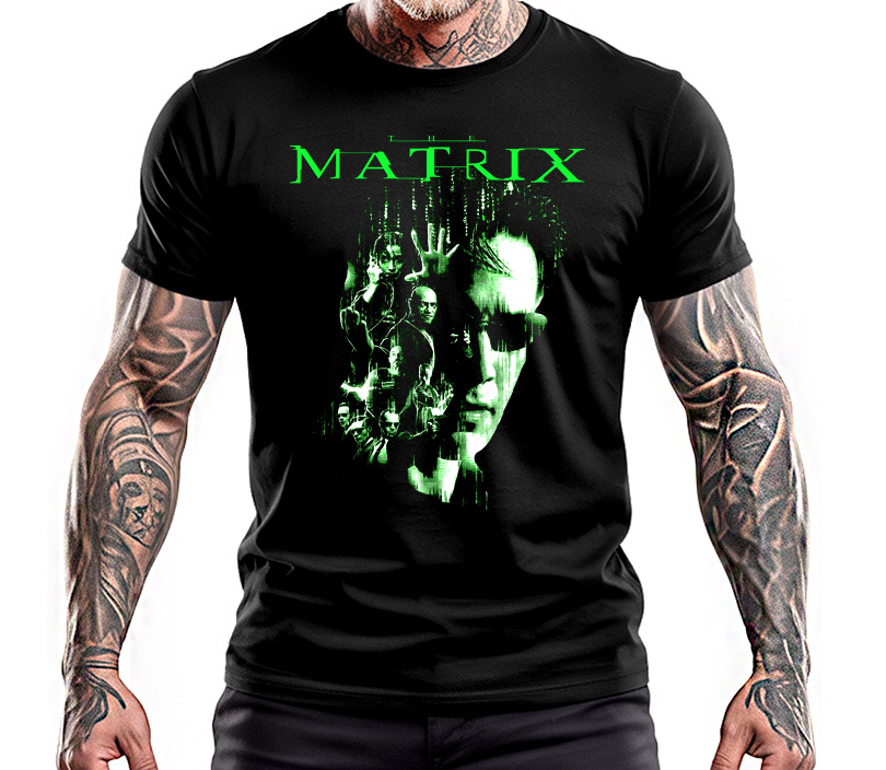 MATRIX - čierne detské tričko