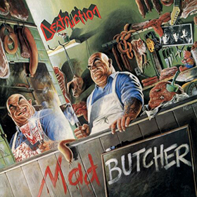 DESTRUCTION - Mad Butcher - štvorcová chrbtová nášivka